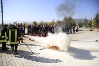 ISPARTA BELEDİYESİ - SDÜ'de Yangın Söndürme Eğitimi