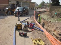 ŞEBEKE HATTI - Gaski, Araban'da Altyapı Sorunlarını Çözüyor