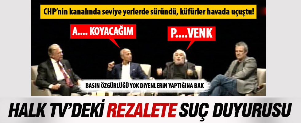 Halk TV'deki Rezalete Suç Duyurusu