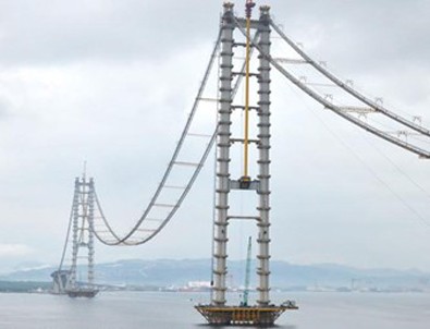 İzmit Körfez Köprüsü 2016 Mart'ın da açılıyor