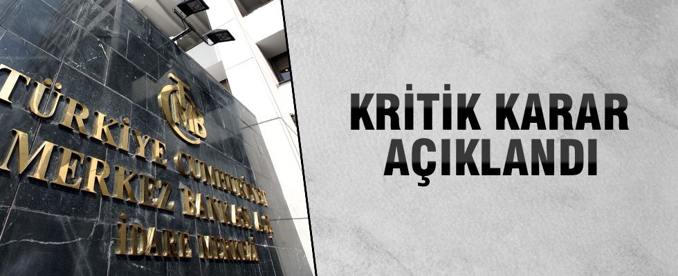 Merkez Bankası'ndan faiz kararı