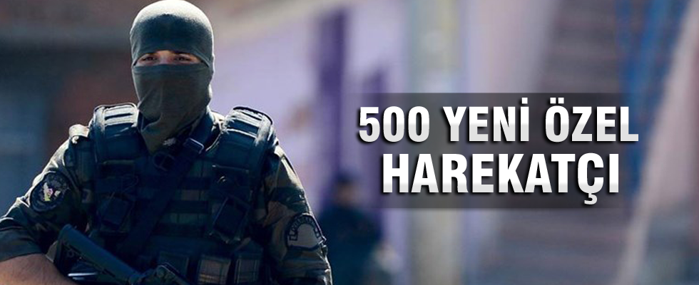 Terörle mücadeleye 500 yeni özel harekatçı