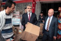 TANER YILDIZ - Taner Yıldız Ve Beraberindekiler Argıncık Toptancılar Sitesi'ni Gezdi