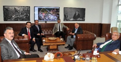 Eski Bakan Koç Ve Vali Ayyıldız'dan Rektör Bircan'a Ziyaret