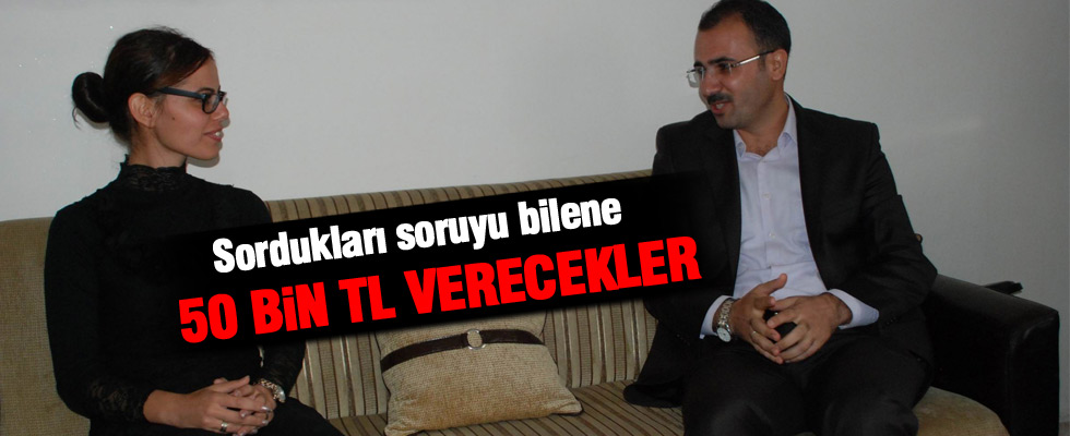 Bu soruyu bilene 50 bin TL