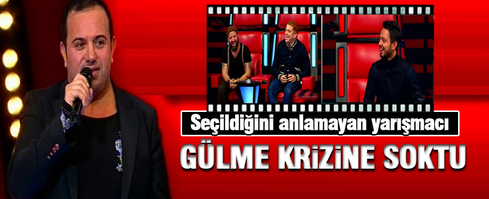 Seçildiğini anlamayan yarışmacı