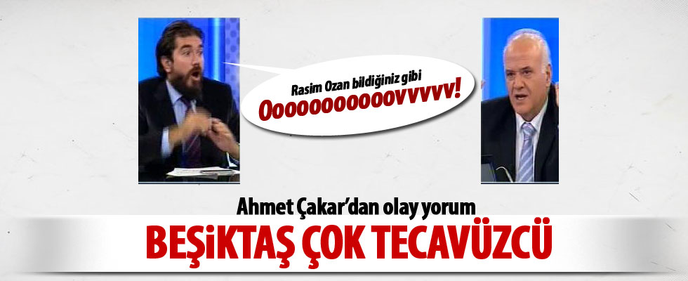 Çakar'dan Beşiktaş'a olay benzetme