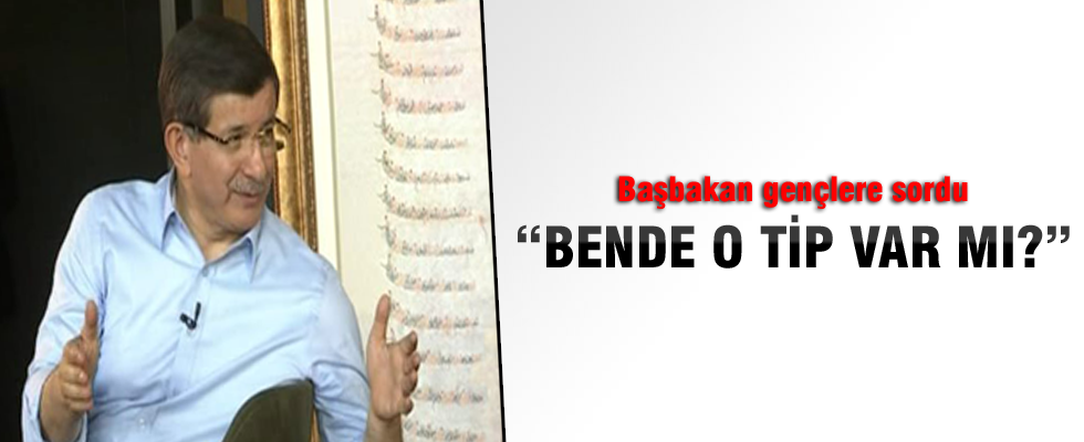 Başbakan Davutoğlu gençlerle buluştu