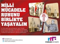 CANLI HEYKEL - Forum Kayseri Cumhuriyetin 92. Yaşını Renkli Ve Coşkulu Bir Etkinlikle Kutluyor