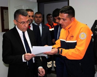 AFAD Başkanı Dr. Oktay Van AFAD'ı Ziyaret Etti