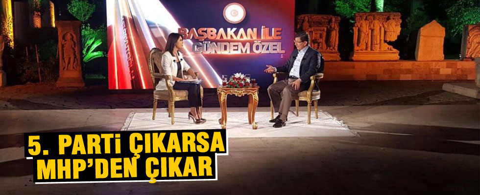 Başbakan Davutoğlu'ndan 5. parti açıklaması