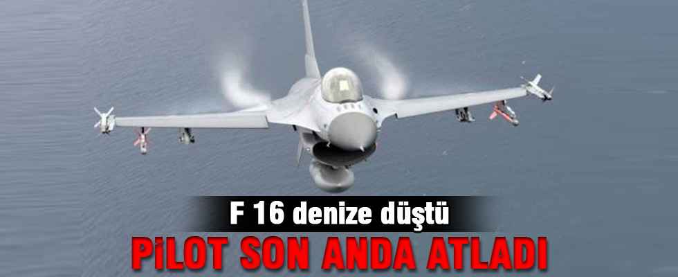 Danimarka'ya ait F16 Uçağı düştü