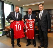 ERSAN İLYASOVA - TBF Başkanı Erdenay'dan Demirören'e Ziyaret