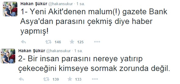 Hakan Şükür'ün Bank Asya itirafı