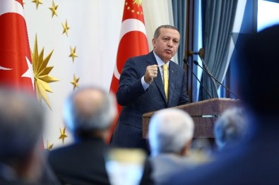 Cumhurbaşkanı Erdoğan, Kanaat Önderlerini Beştepe'de Kabul Etti