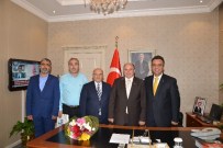 AMIR ÇIÇEK - Ensar Vakfından Vali Amir Çiçek'e Ziyaret