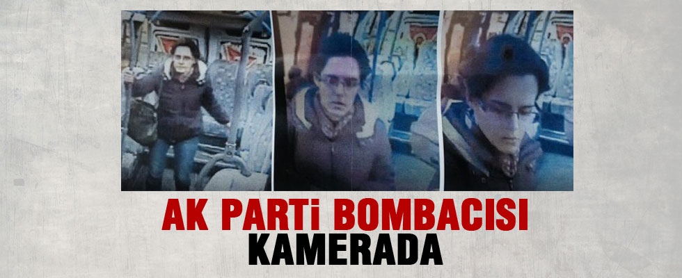 AK Parti binasına bomba yerleştiren terörist kamerada