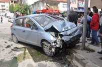 Bozüyük'te Trafik Kazası 2 Yaralı