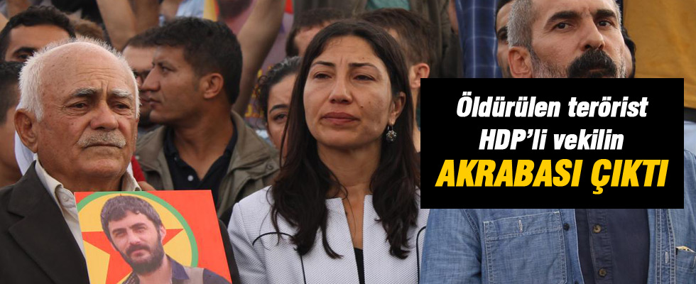 HDP'li vekilin akrabası çatışmada öldürüldü