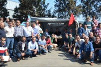 HÜSEYIN ERDOĞAN - Vatan Partisi'nden Maaşlarını Alamayan Mağdur İşçilere Destek