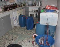 İÇKİ ŞİŞESİ - Adana'da Sahte İçki İmalathanesi Ortaya Çıkartıldı
