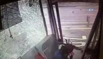 Metrobüsle Cip Böyle Çarpıştı !