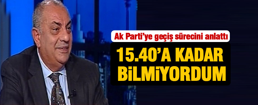 Tuğrul Türkeş Ak Parti'den nasıl aday olduğunu anlattı