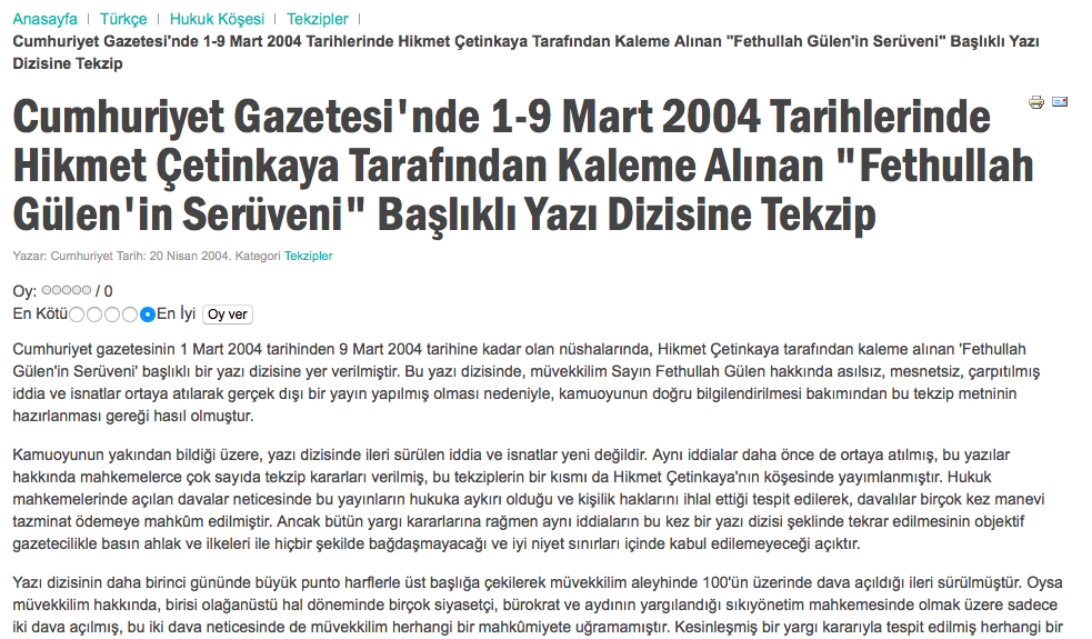 Hikmet Çetinkaya da FETÖ'cü oldu