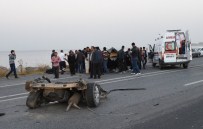 Tarım İşçilerini Taşıyan Minibüs Kaza Yaptı Açıklaması 16 Yaralı