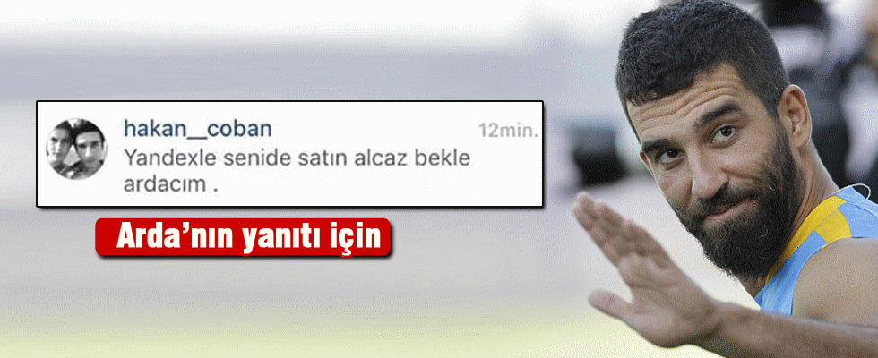 Arda Turan'dan Fenerbahçeli taraftara cevap