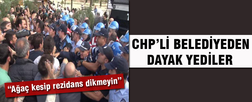 CHP'li belediyenin zabıtaları CHP'lileri dövdü