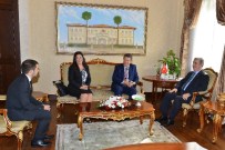 HAMDI BOLAT - İsveç Büyükelçi Lars Wahlund'un Antalya Valiliğine Ziyaret