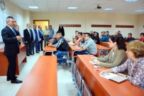 ABDULLAH ŞAHIN - Rektör Acer, TÖMER'deki İlk Dersi Verdi