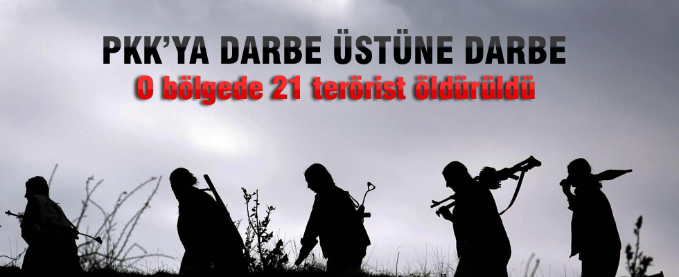Silvan'da 21 PKK'lı öldürüldü