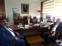 SURİYELİ MÜLTECİLER - Adana ESOB Yönetimi, Palandöken'i Ziyaret Etti