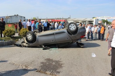Çarşamba'da Trafik Kazası Açıklaması 3 Yaralı