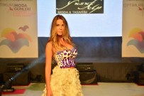 SİMGE TERTEMİZ - Manken Simge Tertemiz, Adana'da pamuktan elbise giydi