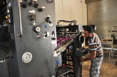 Suriyeli Matbaacı Reyhanlı'da İşletme Açtı