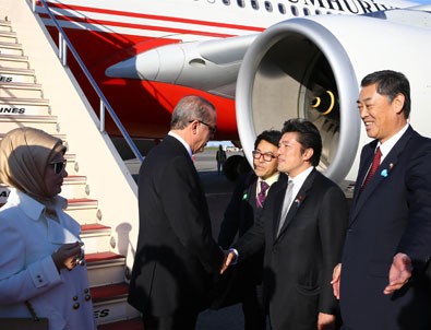 Cumhurbaşkanı Erdoğan Japonya'ya Geldi