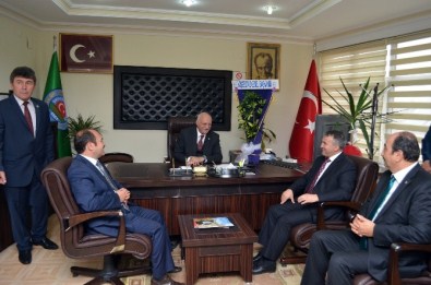 TZOB Başkanı Bayraktar Alaca Ziraat Odasını Ziyaret Etti