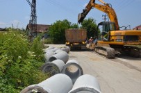 13 Bin 740 Metre Yağmur Suyu Hattı Döşendi