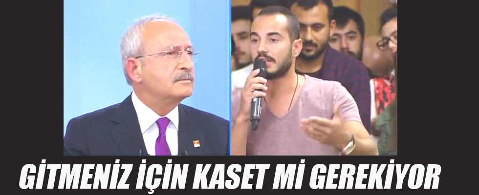 Kemal Kılıçdaroğlu'na kaset sorusu