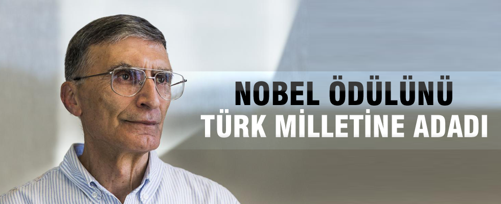Aziz Sancar: Bu Ödülü Türk milletine adıyorum