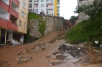 İŞ MAKİNASI - Karadeniz'de Beklenen Sağanak Yağış Giresun'da Etkili Oldu