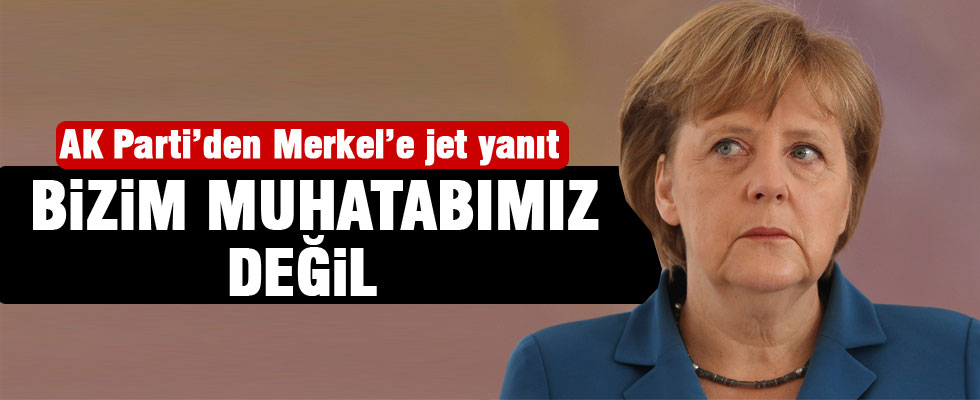 Mehmet Ali Şahin'den Merkel'e yanıt