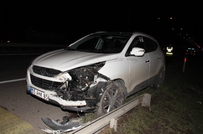 Samsun'da Trafik Kazası Açıklaması 1 Yaralı