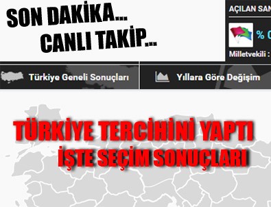 1 Kasım 2015 seçim sonuçları - Türkiye Geneli