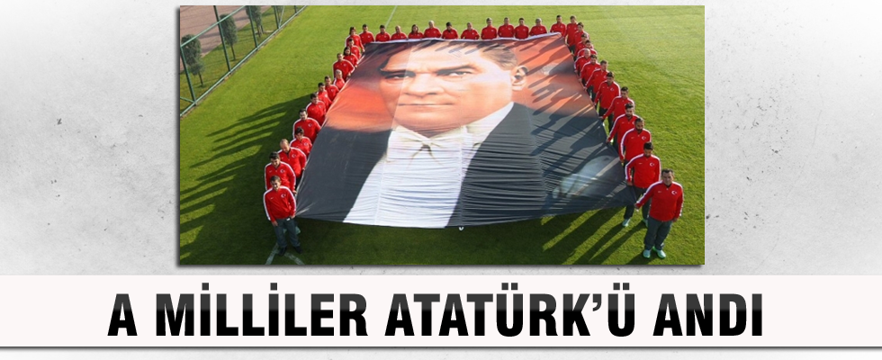 A Milli Takım, Mustafa Kemal Atatürk'ü andı!