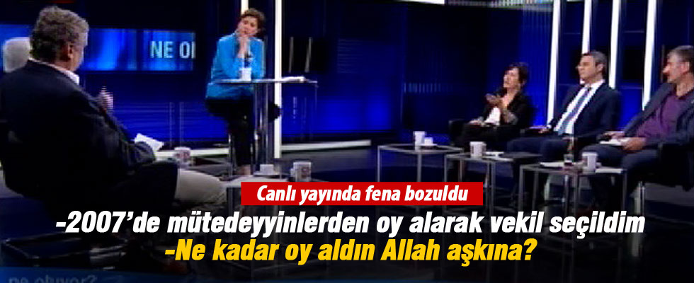 Binnaz Toprak Ufuk Uras'ı fena bozdu