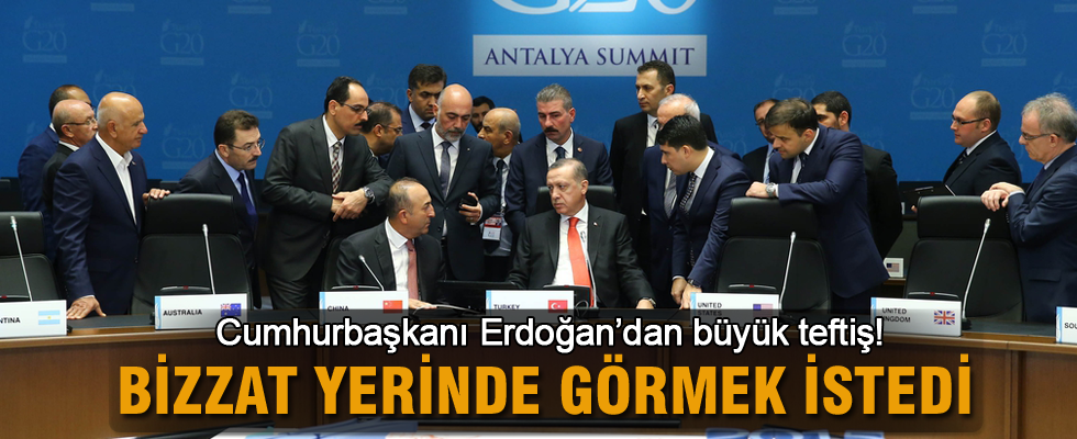 Cumhurbaşkanı Erdoğan Antalya'da